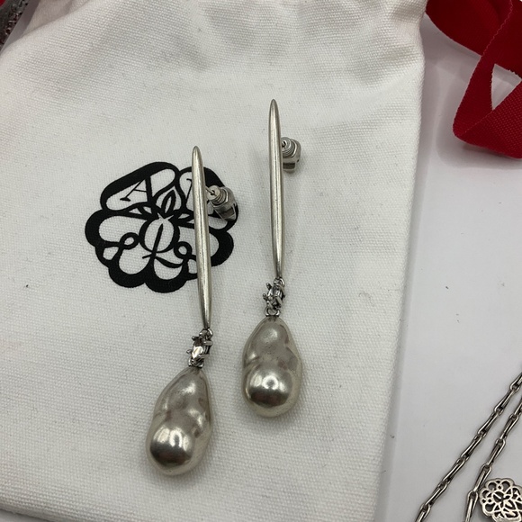 ALEXANDER MCQUEEN Silver-tone earrings - Picture 3 of 5